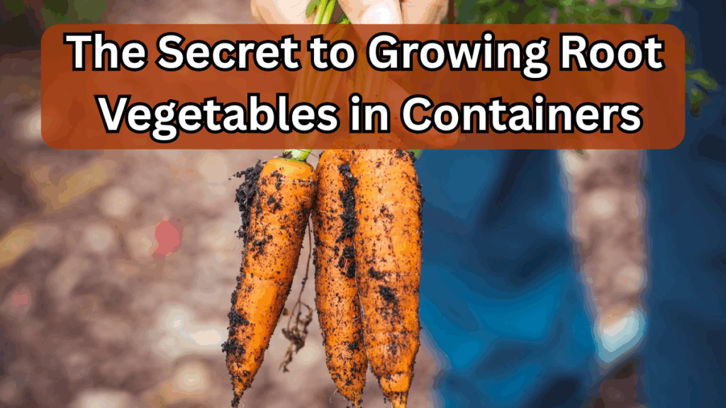 The Secret to Growing Root Vegetables in Containers