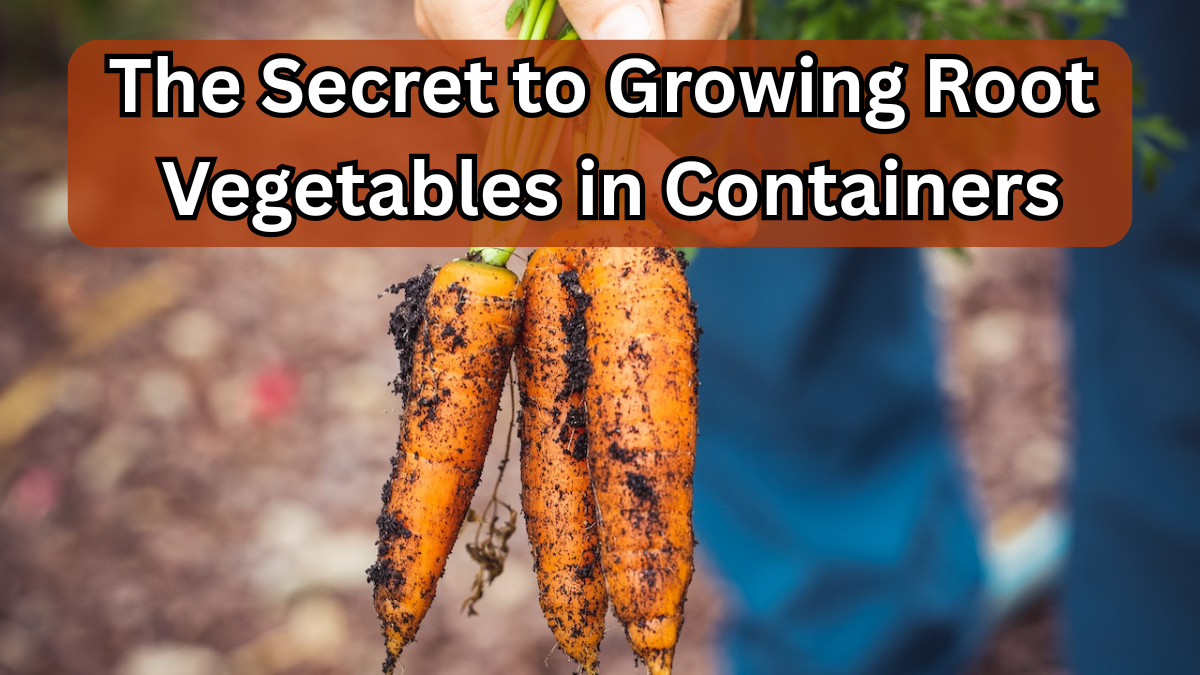 The Secret to Growing Root Vegetables in Containers