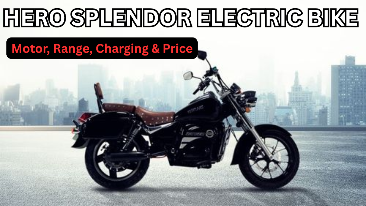Hero Splendor Electric Bike (2025): Motor, Range, Charging & Price