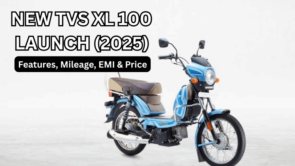 New TVS XL 100 Launch (2025): Features, Mileage, EMI & Price