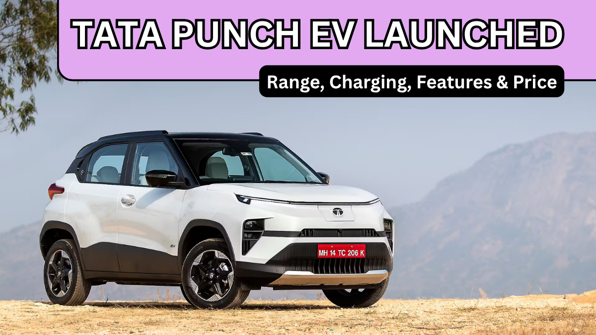 Tata Punch EV Launched (Oct 2025): Range, Charging, Features & Price