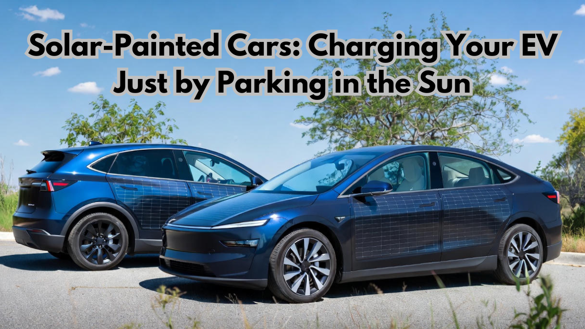 Solar-Painted Cars: Charging Your EV Just by Parking in the Sun