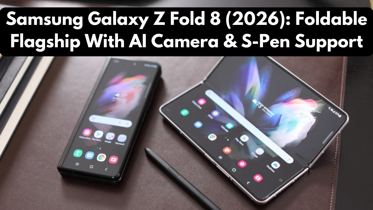 Samsung Galaxy Z Fold 8 (2026): Foldable Flagship With AI Camera & S-Pen Support