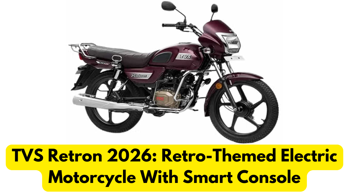 TVS Retron 2026: Retro-Themed Electric Motorcycle With Smart Console