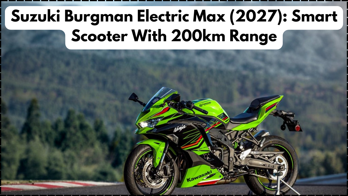 Suzuki Burgman Electric Max (2027): Smart Scooter With 200km Range