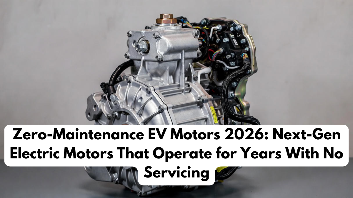 Zero-Maintenance EV Motors 2026: Next-Gen Electric Motors That Operate for Years With No Servicing