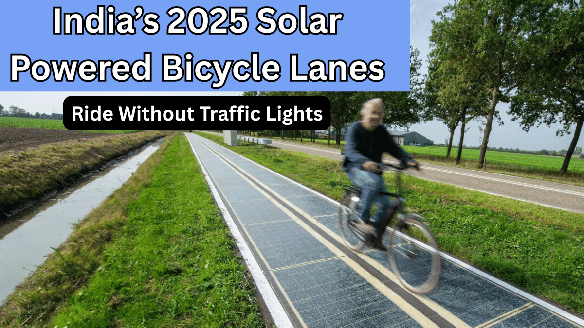 India’s 2025 Solar-Powered Bicycle Lanes – Ride Without Traffic Lights