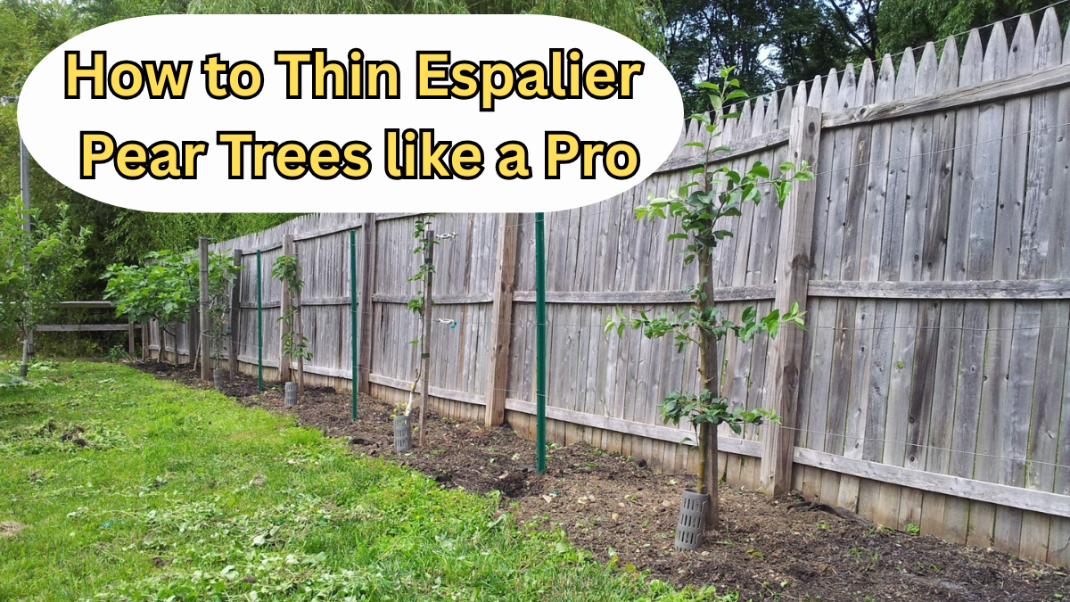 How to Thin Espalier Pear Trees like a Pro