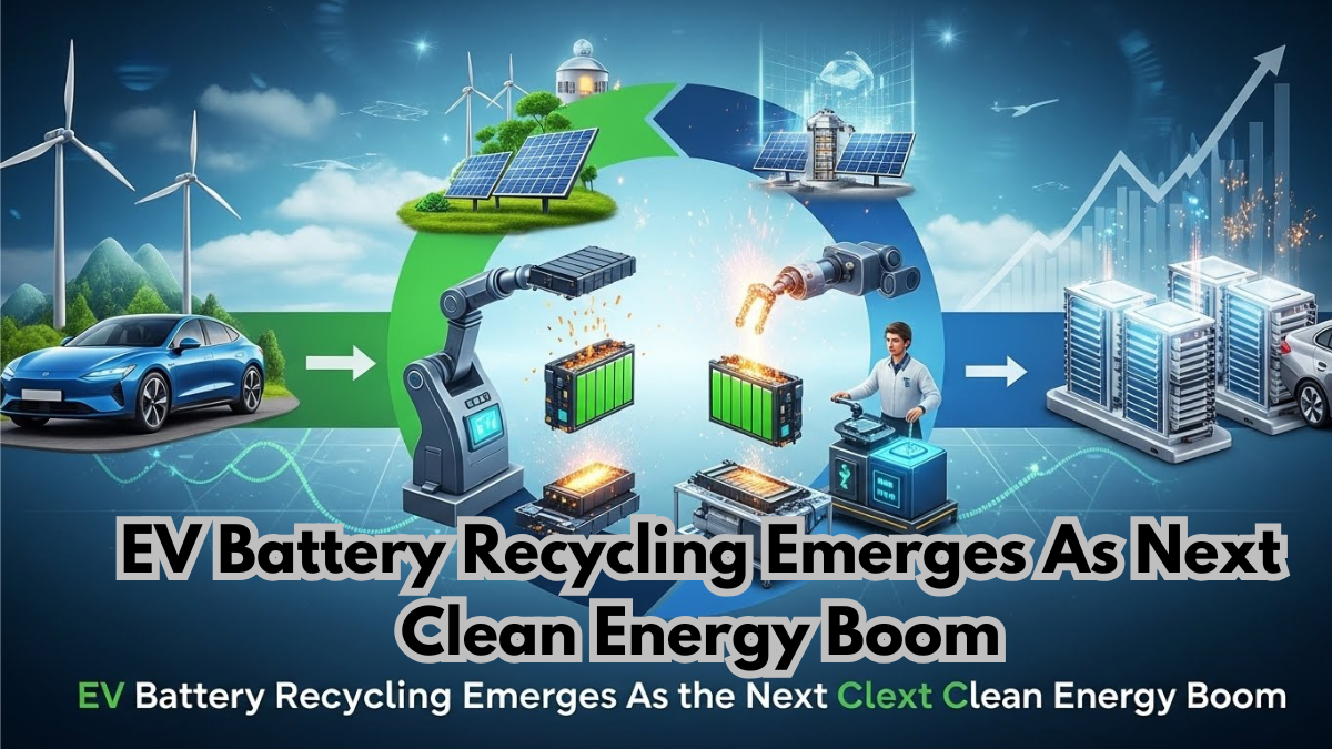 EV Battery Recycling Emerges As Next Clean Energy Boom