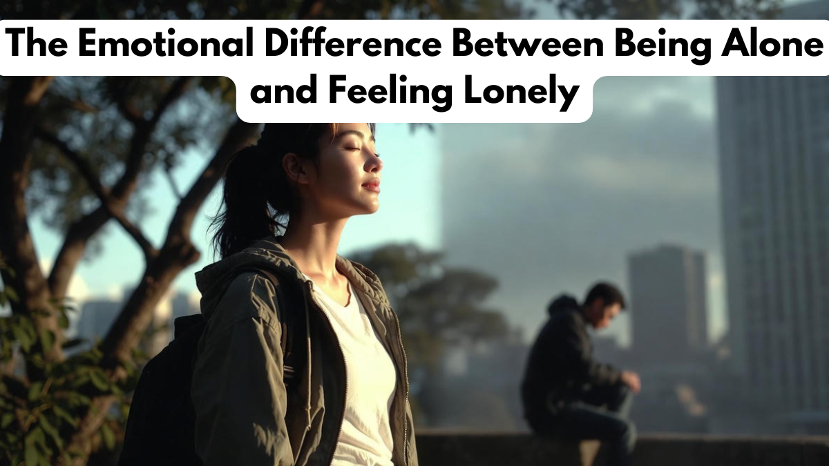 The Emotional Difference Between Being Alone and Feeling Lonely
