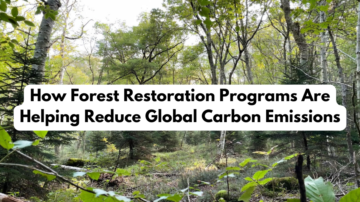 How Forest Restoration Programs Are Helping Reduce Global Carbon Emissions
