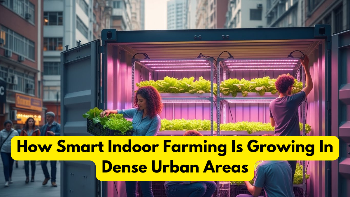How Smart Indoor Farming Is Growing In Dense Urban Areas