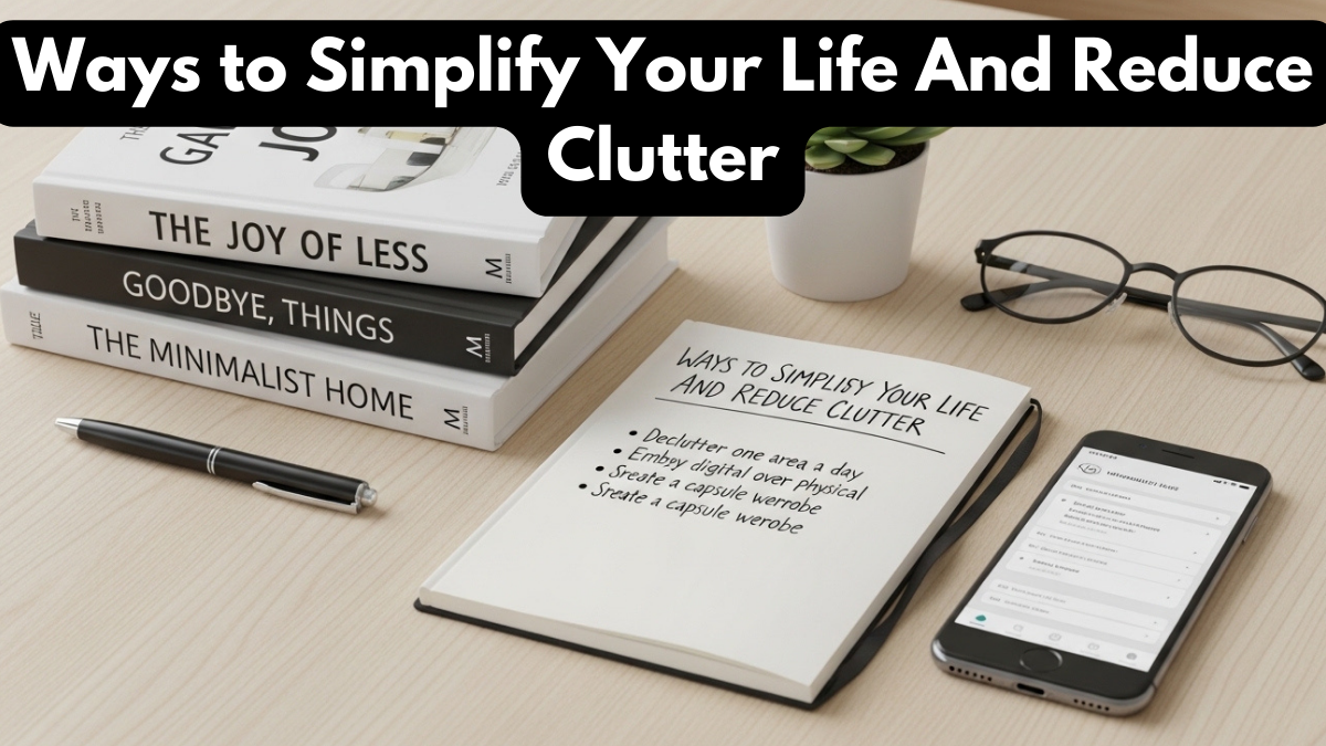 Ways to Simplify Your Life And Reduce Clutter