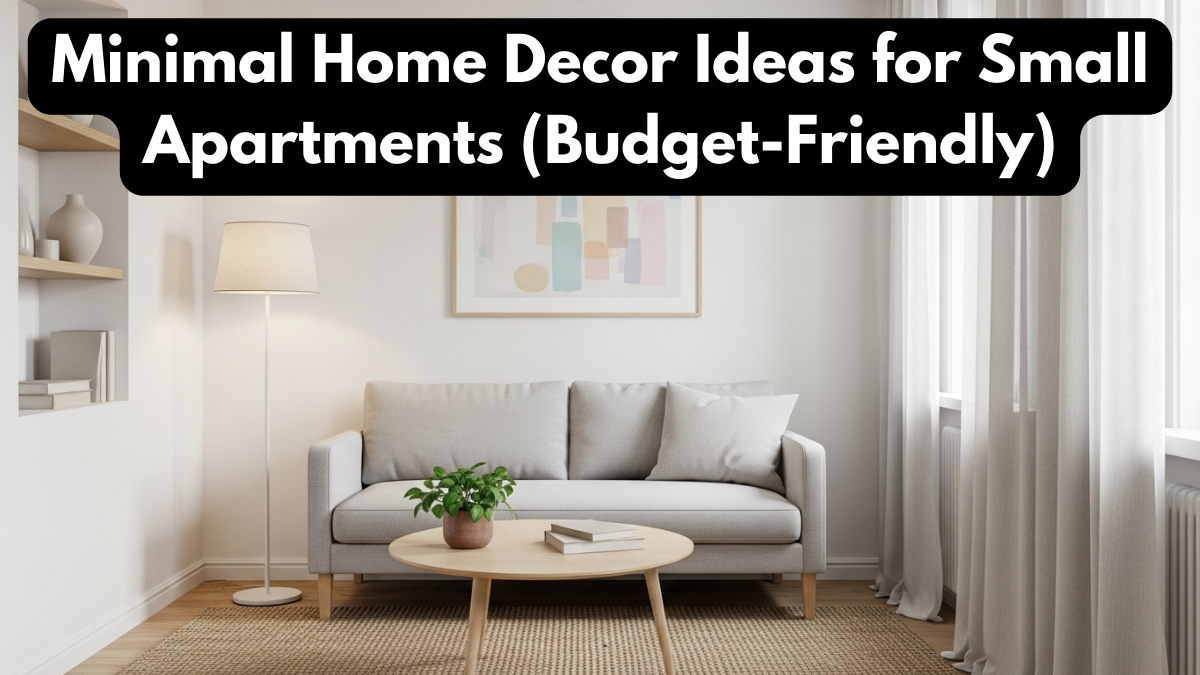 Minimal Home Decor Ideas for Small Apartments (Budget-Friendly)