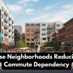 Mixed Use Neighborhoods Reducing Daily Commute Dependency