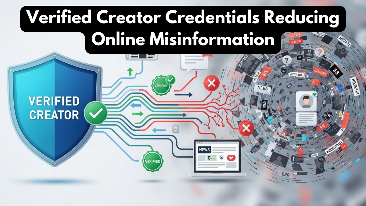 Verified Creator Credentials Reducing Online Misinformation