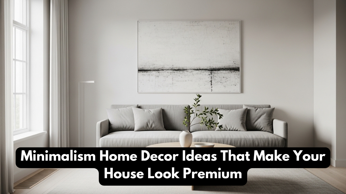 Minimalism Home Decor Ideas That Make Your House Look Premium