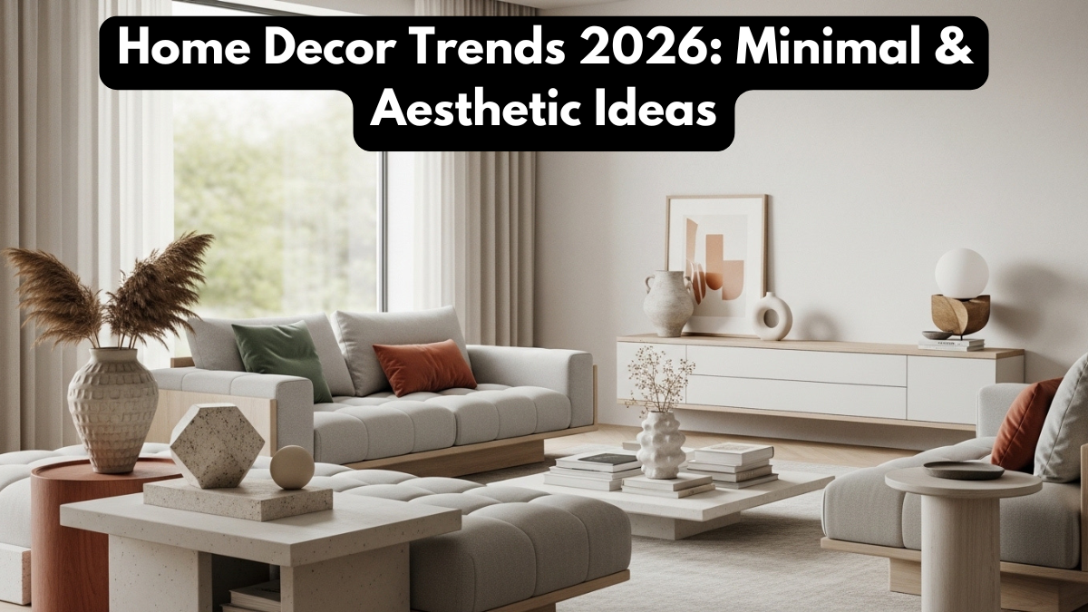 Home Decor Trends 2026: Minimal & Aesthetic Ideas