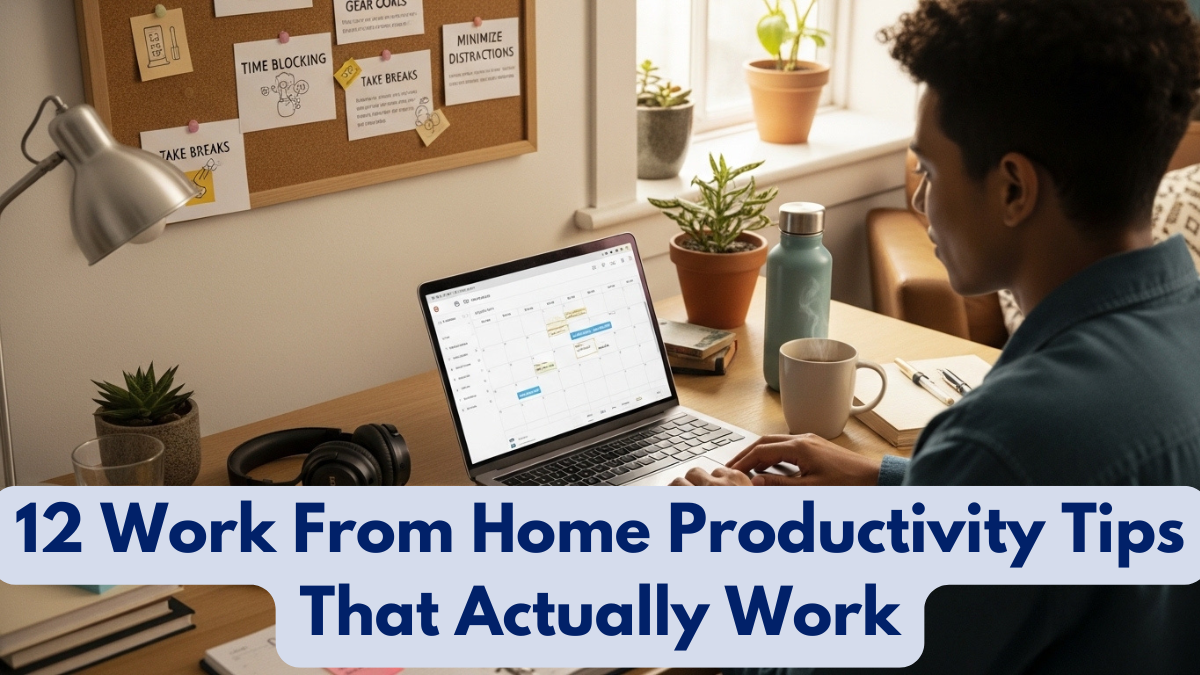 12 Work From Home Productivity Tips That Actually Work