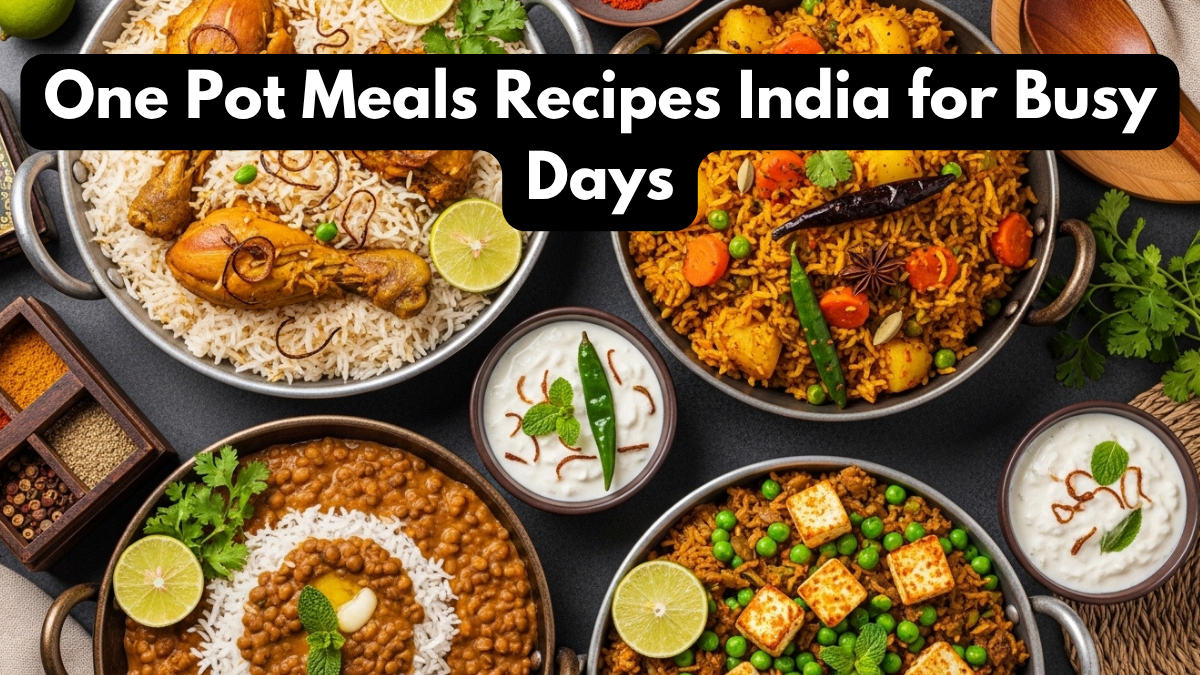 One Pot Meals Recipes India for Busy Days